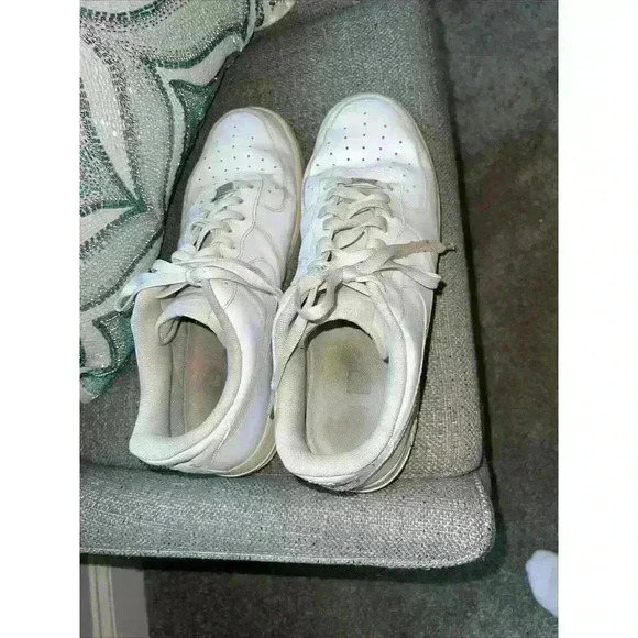 NIKE AIR FORCE 1 Low MENS TRIPLE WHITE Sneakers 315122-111 | Sz 13 - Picture 5 of 9